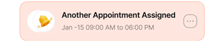 appointment asigned